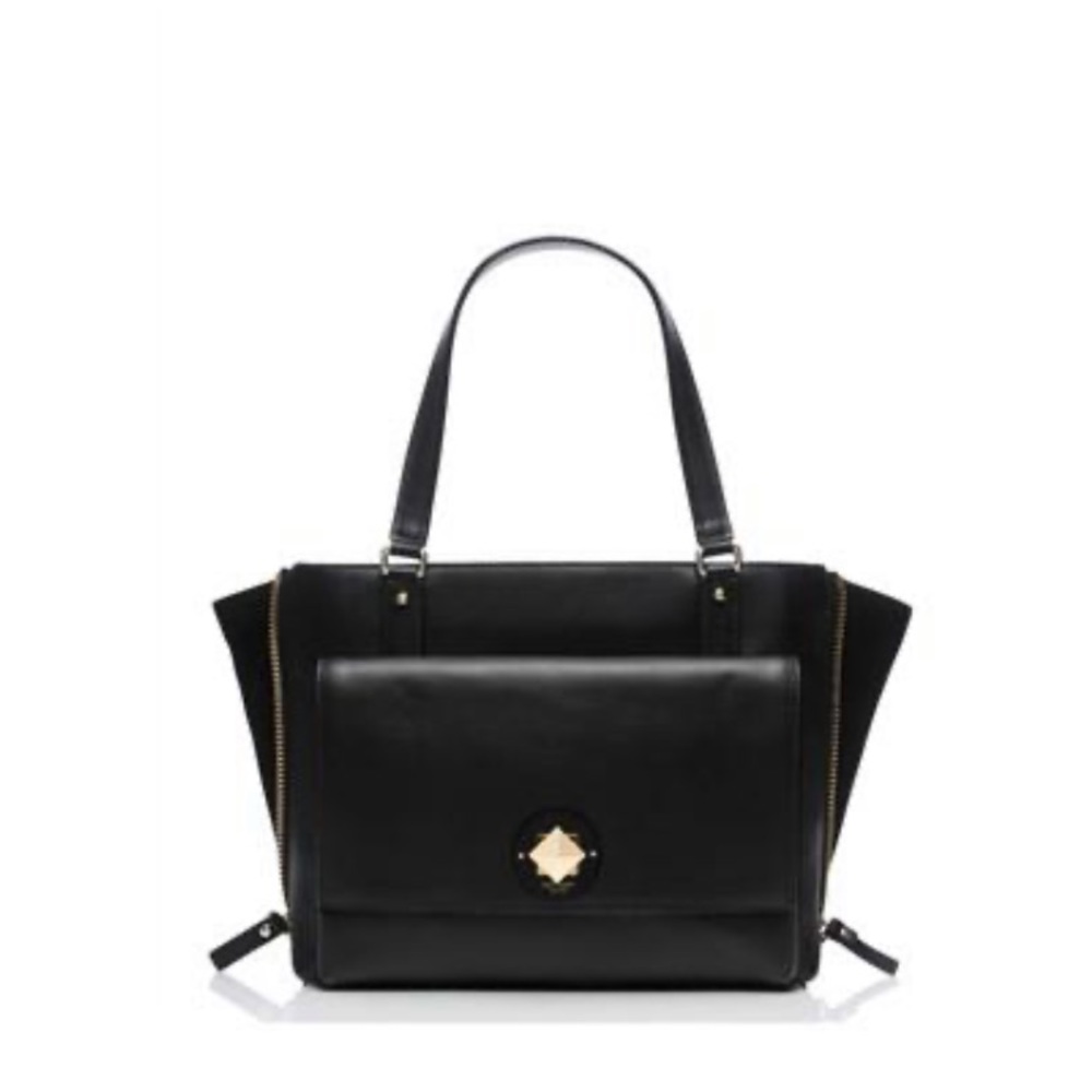 Kate Spade Varick Street Suede Austin Shoulder Bag - Picture 2 of 8